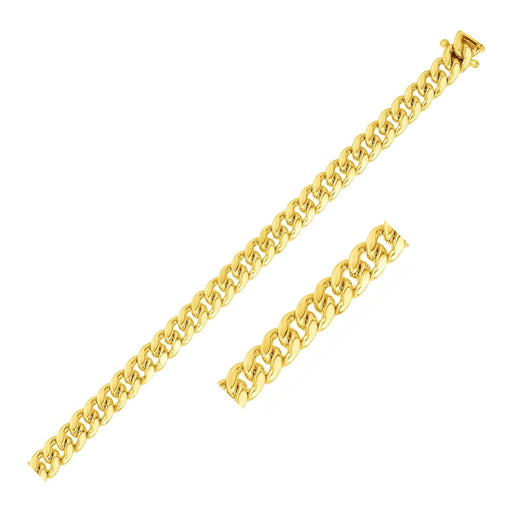 Bids.com 6.0mm 14k Yellow Gold Classic Miami Cuban Solid Chain Necklaces White Smoke 24 / Yellow Gold,26 / Yellow Gold,20 / Yellow Gold,22 / Yellow Gold