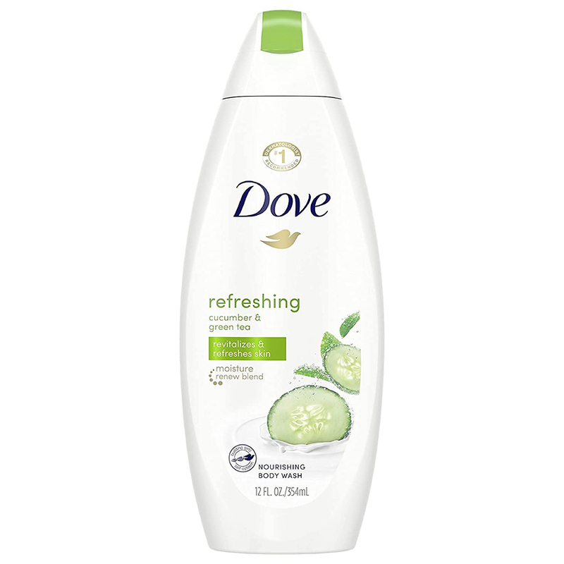 Dove Dove Refreshing Body Wash - Cucumber and Green Tea - 12 oz Body Wash White Smoke