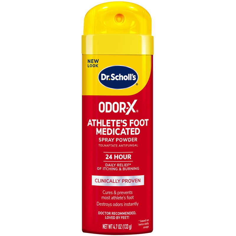 Dr. Scholl's Dr. Scholl's Odor-X Antifungal Spray Powder, 4.7 Ounce Health & Beauty Firebrick
