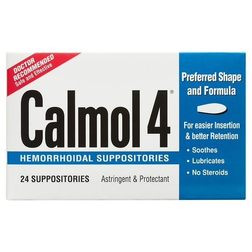 Calmol 4 Calmol 4 Hemorrhoidal Suppositories Health & Beauty Lavender