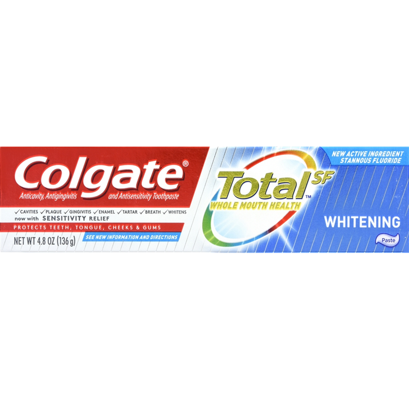 Colgate Colgate Total Whitening Paste Toothpaste Toothpaste White Smoke