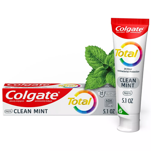 Colgate Colgate Total Anticavity  Antigingivitis and Antisensitivity Clean Mint Toothpaste 5.1oz Toothpaste White Smoke
