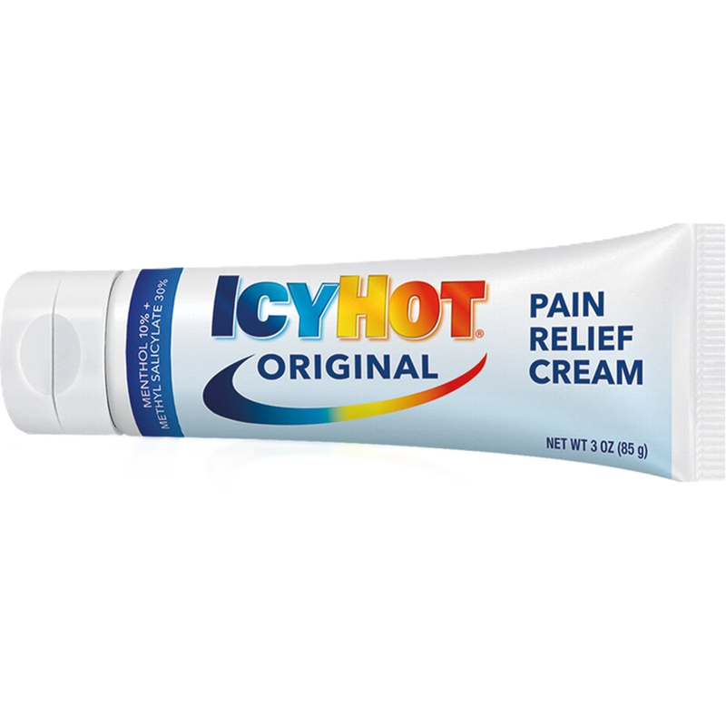 Icy Hot Icy Hot Pain Relief Cream, Original 3 Oz Health & Beauty White Smoke