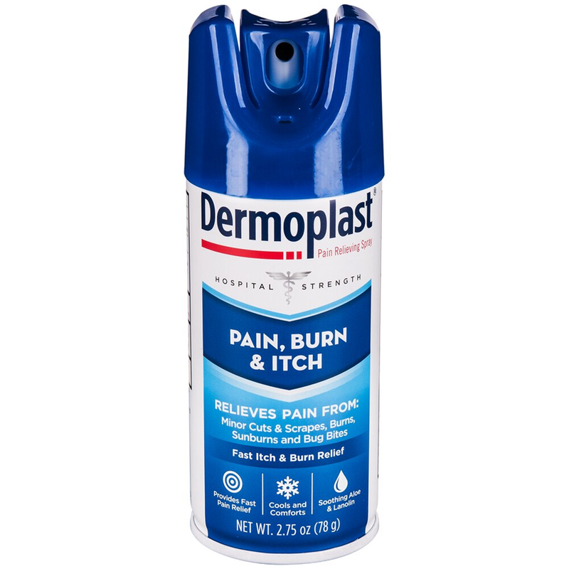 Dermoplast Dermoplast Pain, Burn & Itch Relieving Spray - 2.75 Oz Health & Beauty Midnight Blue