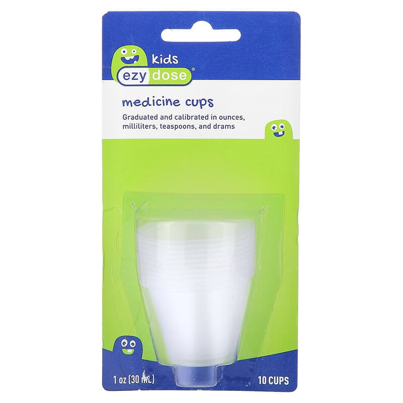 Ezy Dose Ezy Dose Medicine Cup Graduated 1 Oz Plastic Cups 1X Medicine & Drugs White Smoke