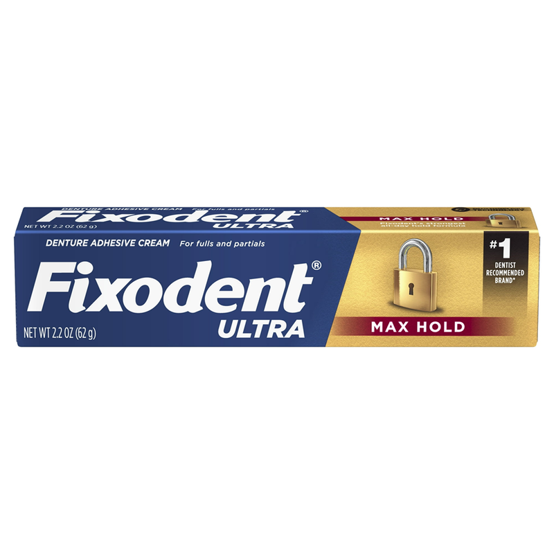 Fixodent Fixodent Ultra Max Hold Denture Adhesive Cream, 2.2 Oz Denture Adhesives Dark Slate Gray