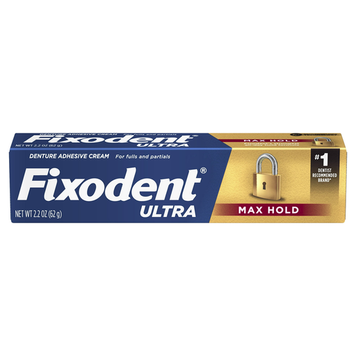 Fixodent Fixodent Ultra Max Hold Denture Adhesive Cream, 2.2 Oz Denture Adhesives Dark Slate Gray