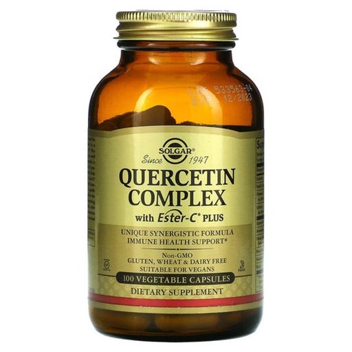 Solgar Solgar Quercetin Complex With Ester-C Plus Vegetable Capsules Vitamins & Supplements White Smoke