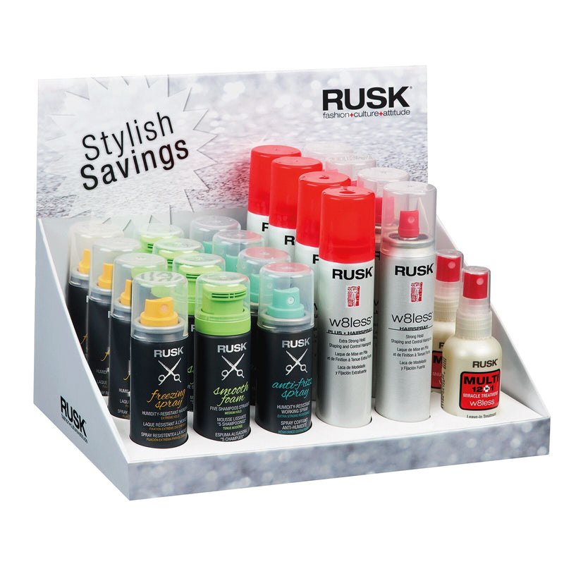 Rusk Rusk W8less Strong Hold Shaping And Control Hair Spray Hair Care White Smoke