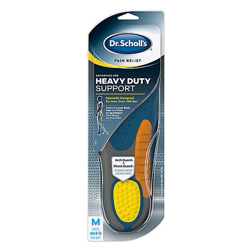 Dr. Scholl's Dr. Scholl's Pain Relief Orthotics Heavy Duty Insoles For Men, Size 8-14, 1 Pair Insoles & Inserts White Smoke
