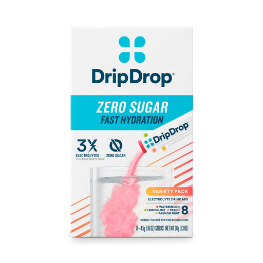 DripDrop DripDrop  Hydration Powder Zero Sugar  Variety 8Ct Beverages Lavender