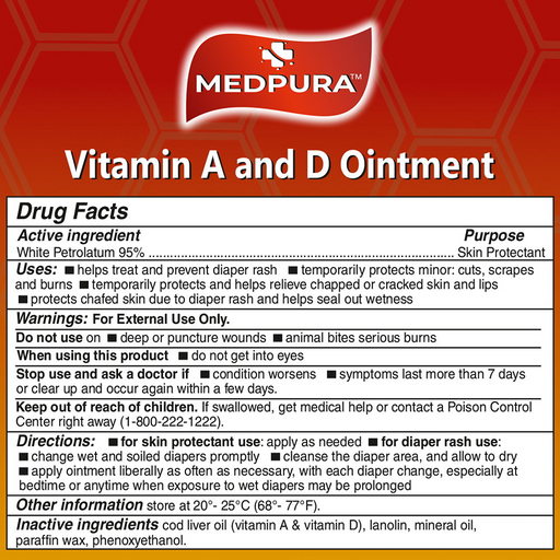 A+D Medpura  Oi 95%  113Gm Vita  A&D First Aid Gray