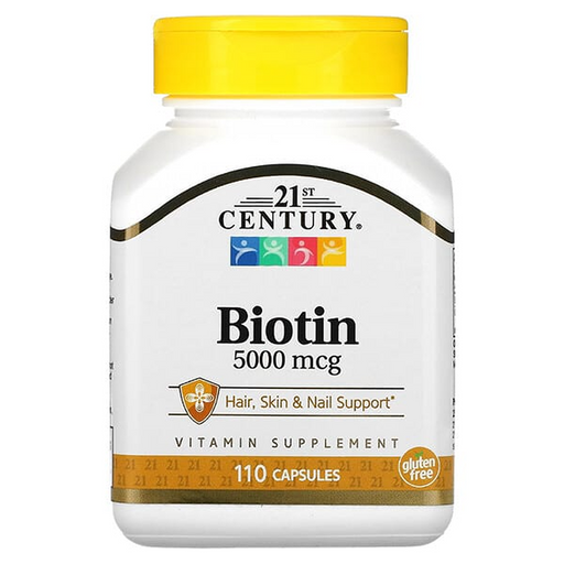 21st Century 21st Century Biotin 5000 Mcg  Capsules 110 Ct Vitamins & Supplements Lavender