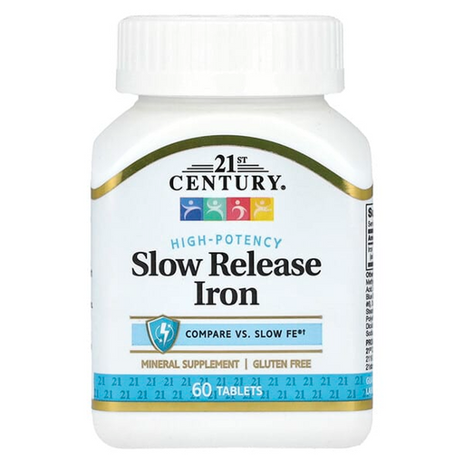 21st Century 21st Century Iron 45Mg Slow Release,Tablets 60Ct Vitamins & Supplements White Smoke