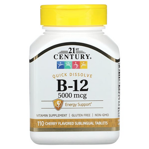 21st Century 21st Century Vitamin B-12 5000 Mcg 110 Ct Vitamins & Supplements Lavender