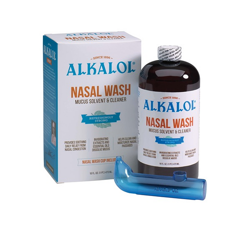 Alkalol Alkalol Nasal Wash Liquid  16  Oz Health & Beauty White Smoke