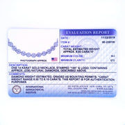 Bids.com IGI Certified 14K White Gold 8.0 Cttw Pave Set Round-Cut Diamond Cluster Graduating Riviera Statement Necklace (H-I Color, I1 Clarity) Necklaces White Smoke 14k Yellow Gold / 18,White.Gold / 18