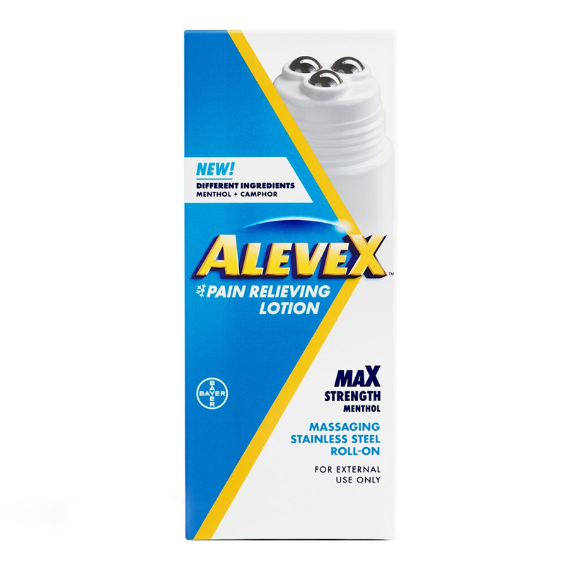 AleveX Aleve X Maximum Strength Pain Relieving Lotion, 2.5 oz - Targeted Muscle & Joint Relief Medicine & Drugs Lavender