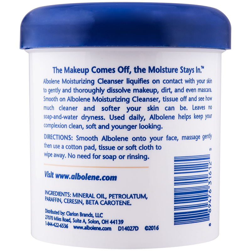 Albolene Albolene Moisturizing Cleanser Cream, Fragrance Free, 12 Oz Skin Care White Smoke