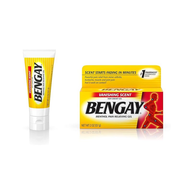 Bengay Bengay Vanishing Scent Non-Greasy Pain Relief Gel - 2.0 Oz Medicine & Drugs White Smoke