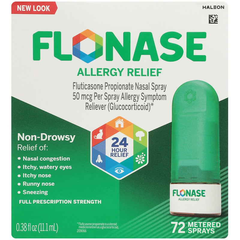 Flonase Flonase Allergy Relief Nasal Spray 72 Sprays - 0.38 Oz Health & Beauty Lavender
