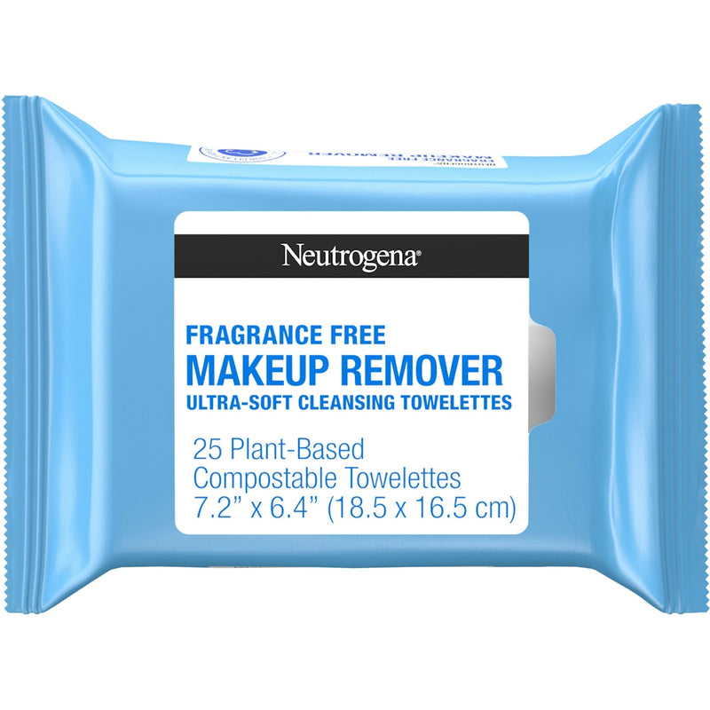 Neutrogena Neutrogena Fragrance-Free Makeup Remover Face Wipes Makeup Removers White Smoke