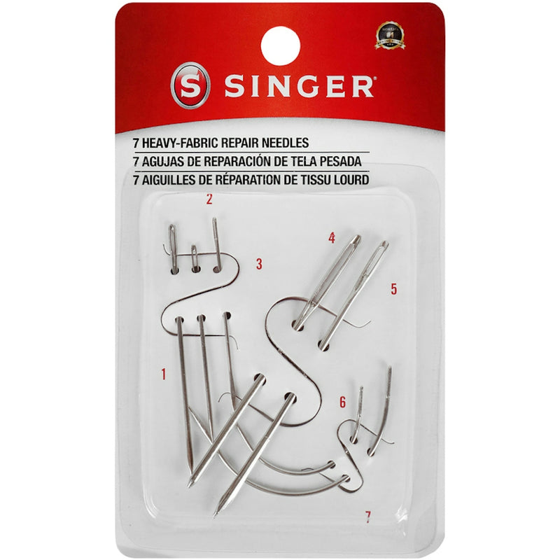 Singer Singer Heavy Fabric Repair Needles Shoe Care & Tools Light Gray