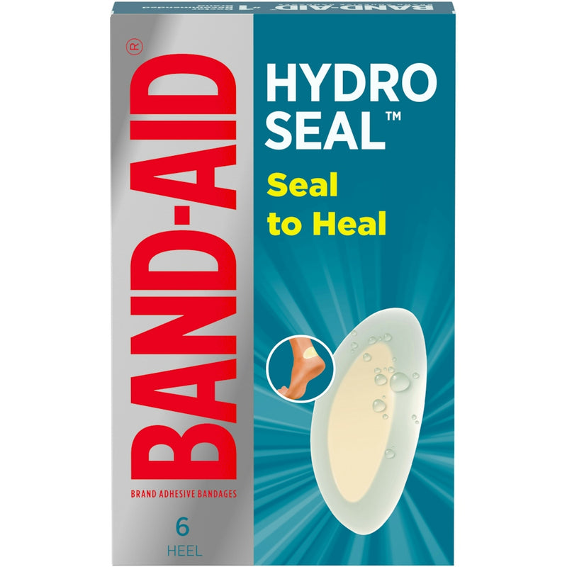 Band-Aid Band-Aid  Hydro Seal Blisters Heels Adhesive Bandages All One Size 6 Ea First Aid Dark Cyan