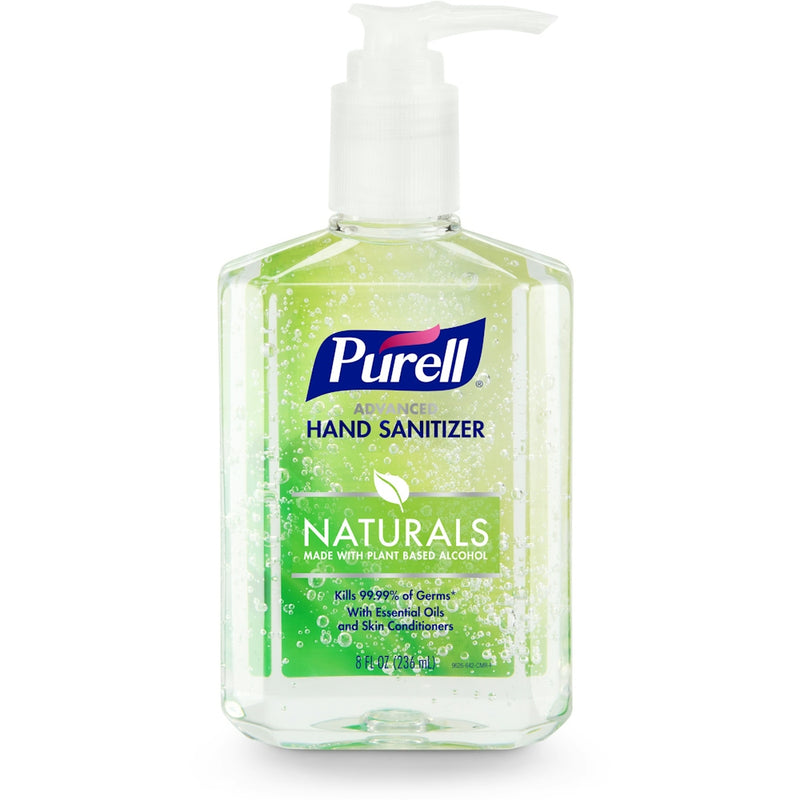 Purell Purell Naturals Advanced Hand Sanitizer Pump Bottle, 8 Oz Hand Sanitizer White Smoke