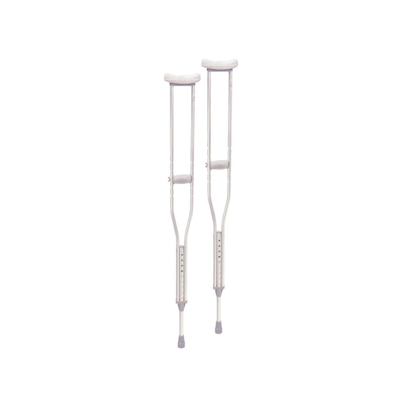 -- Please Select -- -- Please Select -- Crutch With Accessories, Youth, 4 Ft. 6" 5 Ft. 2" Patient Height Crutches White Smoke