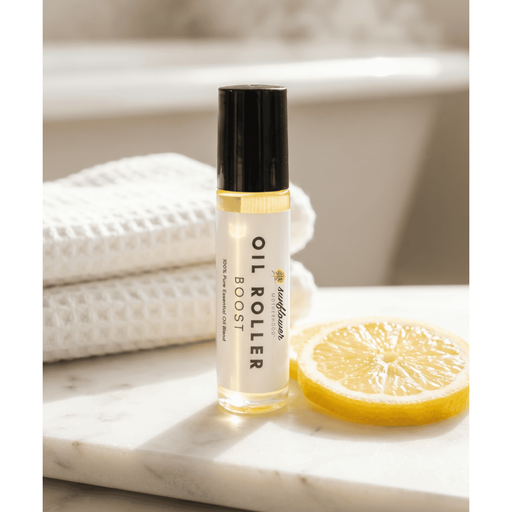 Sunflower Motherhood Boost Oil Roller Bath and Body Dark Gray