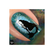 UberChic Beauty Mermaid Life Stamping Plate Dark Slate Gray