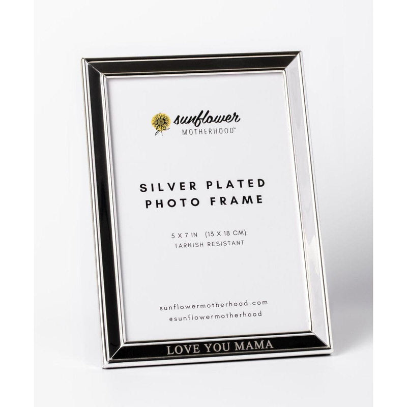 Sunflower Motherhood Love You Mama Picture Frame Photo Frame Lavender