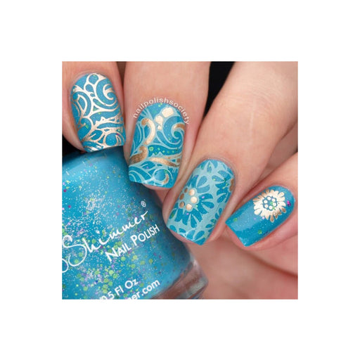 UberChic Beauty Collection 10 Stamping Plate Rosy Brown