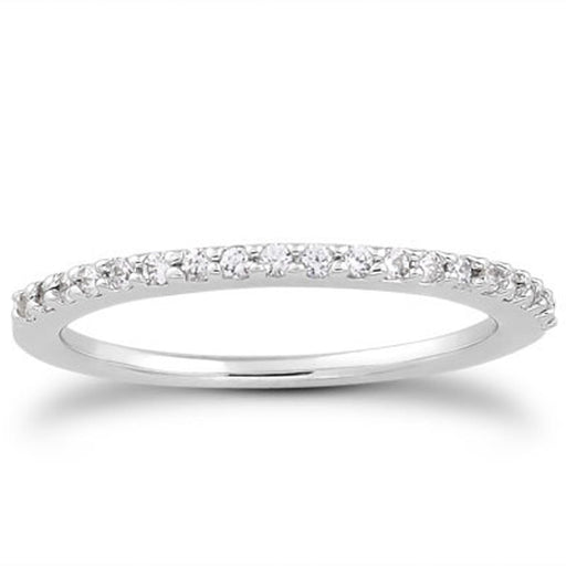 Bids.com 14k White Gold Slim Profile Diamond Micro Prong Diamond Wedding Ring Band Rings White Smoke 4 / White Gold,4.5 / White Gold,5 / White Gold,5.5 / White Gold,6 / White Gold,6.5 / White Gold,7 / White Gold,7.5 / White Gold,8 / White Gold,8.5 / White Gold,9 / White Gold