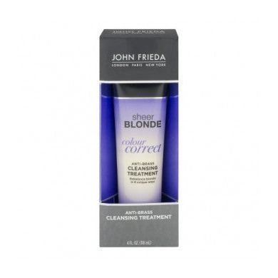 John Frieda John Frieda Pura Rubia Corregir El Color De Anti-Latón Tratamiento De 4 Oz (Pack De 4) Shampoo Dim Gray