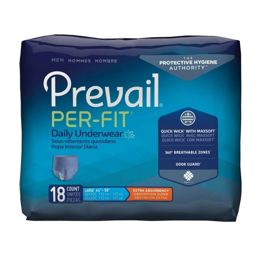 First Quality First Quality Prevail Per-Fit Men Pull On Absorbent Underwear Underwear Dark Cyan