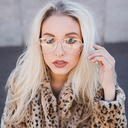zeroUV Retro Full Metal Aviator Sunglasses With Clear Lenses Glasses 9591 Glasses Dark Gray Gold Clear,Black Clear,Silver Clear,Rose Gold Clear
