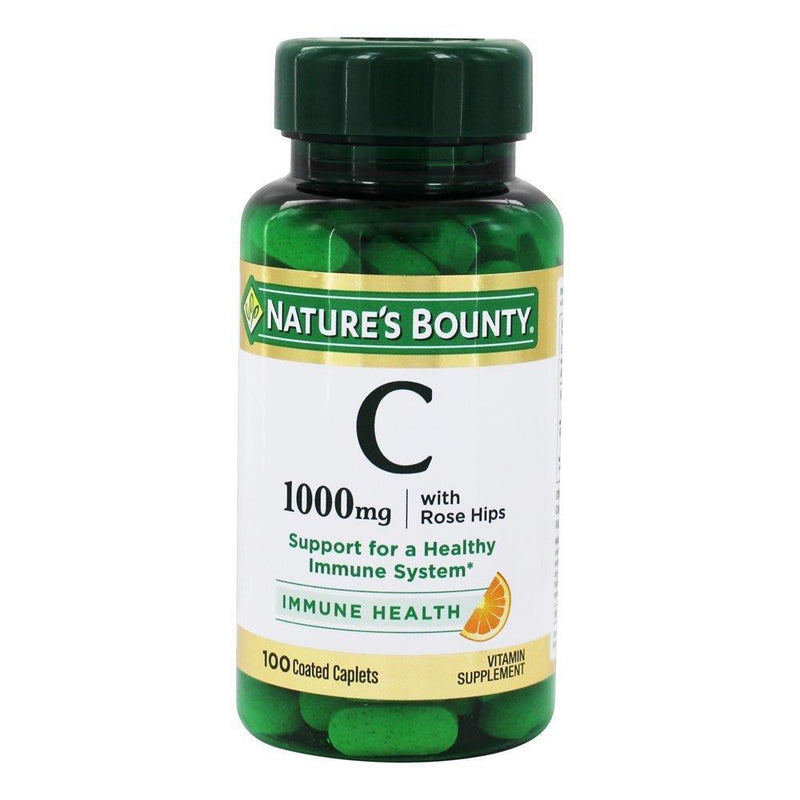 Nature's Bounty Nature's Bounty Vitamin C Plus Rose Hips -- 1000 Mg - 100 Coated Caplets Vitamins & Supplements Lavender