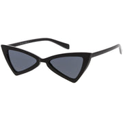 zeroUV Women's Fashion Retro Triangle Cat Eye Sunglasses C570 Sunglasses White Smoke Black Smoke,Matte Black Green,Red Smoke,White Smoke,Tortoise Brown,Pink Smoke