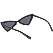 zeroUV Women's Fashion Retro Triangle Cat Eye Sunglasses C570 Sunglasses White Smoke Black Smoke,Matte Black Green,Red Smoke,White Smoke,Tortoise Brown,Pink Smoke