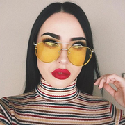 zeroUV Retro Modern Rimless Flat Color Lens Aviator Sunglasses A826 Sunglasses Gray Silver Yellow,Silver Blue,Silver Red,Gold Pink,Gold Purple