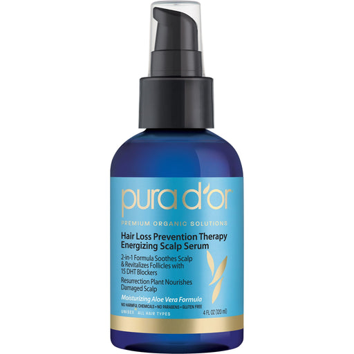 Pura d'or Pura d'or Hair Thinning Therapy Energizing Scalp Serum - 4 Fl Oz Hair Care White Smoke