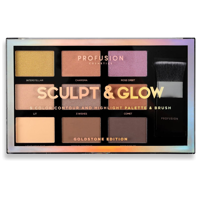 Profusion Cosmetics Sculpt & Glow Face Rosy Brown Goldstone
