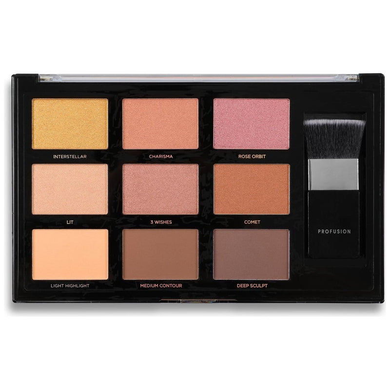 Profusion Cosmetics Sculpt & Glow Face Rosy Brown Goldstone