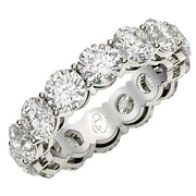 Bids.com Round Cut Lab Grown Diamond Eternity Ring in 14k White Gold (6 cttw FG/VS2) Rings White Smoke 4 / White Gold,4.5 / White Gold,5 / White Gold,5.5 / White Gold,6 / White Gold,6.5 / White Gold,7 / White Gold,7.5 / White Gold,8 / White Gold,8.5 / White Gold,9 / White Gold