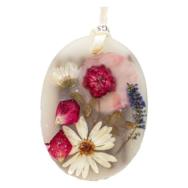 Rosy Rings Petite Sachet - Apricot Rose Sachet Gray