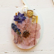 Rosy Rings Petite Sachet - Roman Lavender Sachet Light Gray