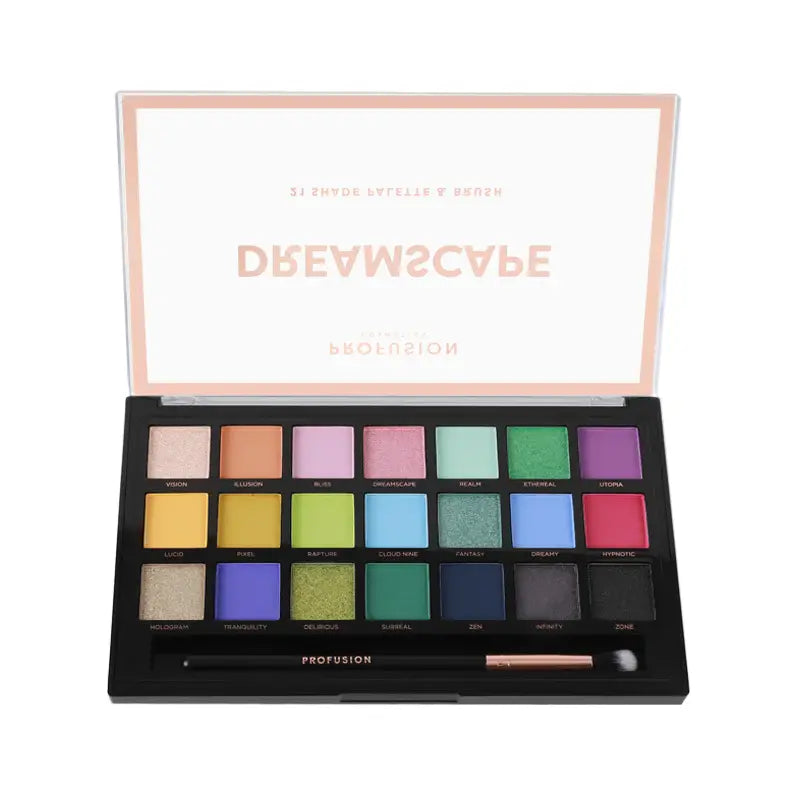Profusion Cosmetics 21 Shade Palette - Dreamscape Eyes Misty Rose