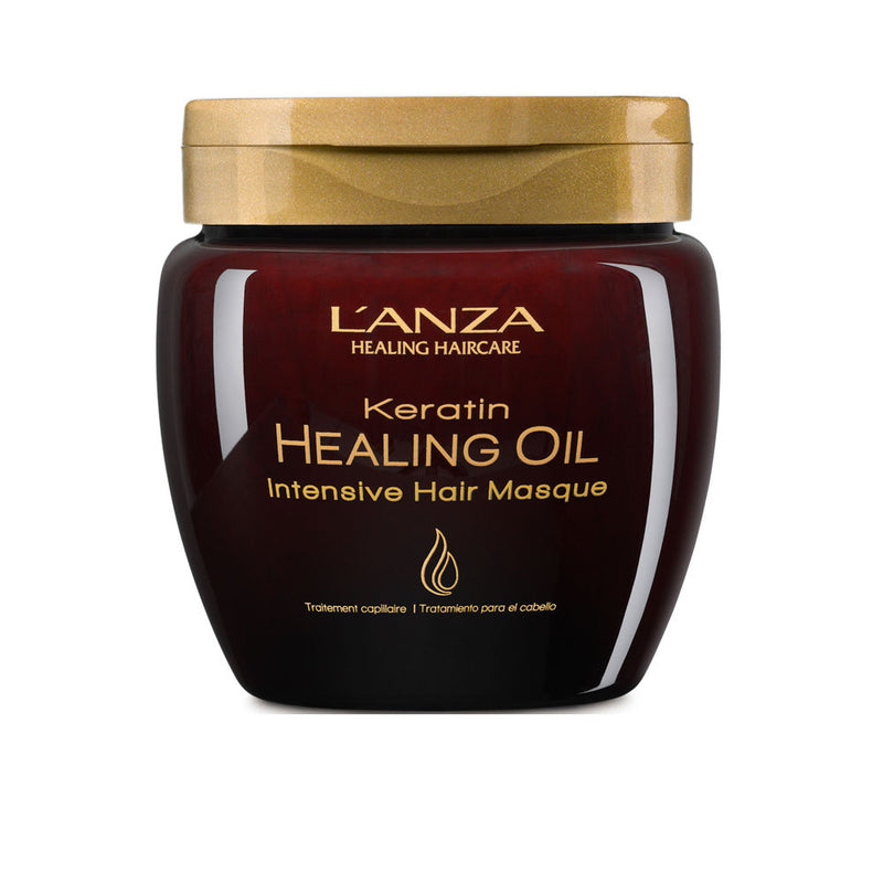L'anza L'anza Keratin Healing Oil Intensive Hair Masque 7.1 Oz Hair Care Black